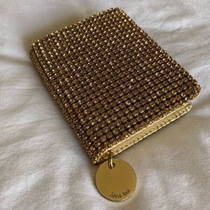 Deux Lux Crystal Zippered Wallet